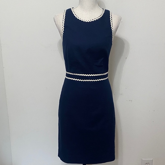 J. Crew Dresses & Skirts - J. Crew Navy and White Mini Dress